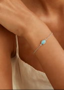 שחף - צמיד אבן לירימר כסף 925