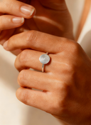 מואן - טבעת ספירלה כסף 925